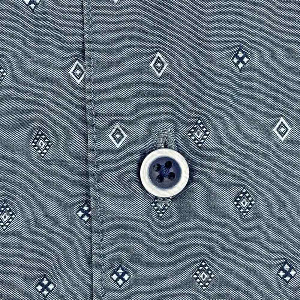 Robert Graham Shirt Mens 2XL Blue Button Up Long Sleeve Contrast Cuffs Classic - Picture 7 of 12